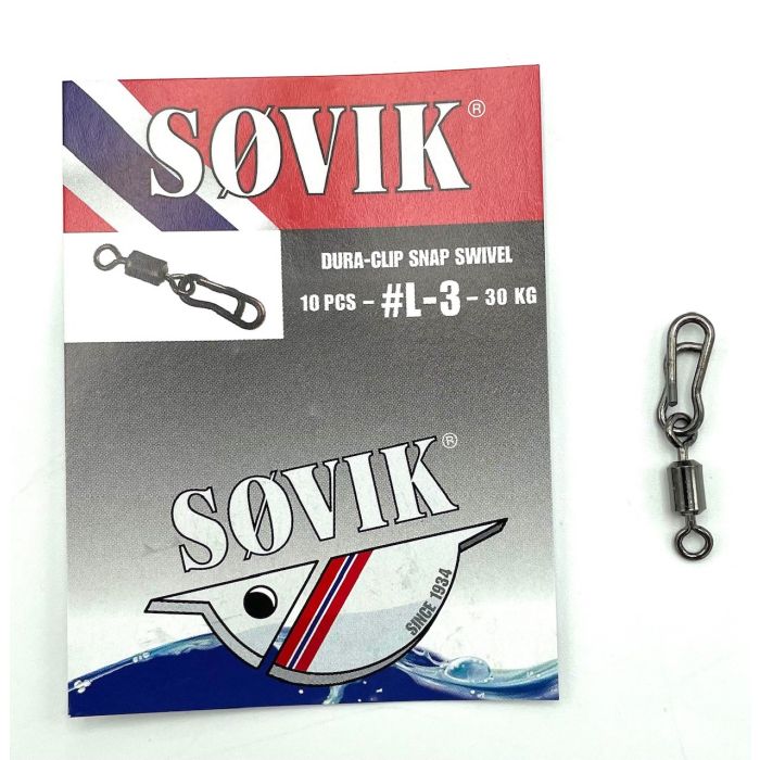 Søvik Dura-clip Snap Swivel