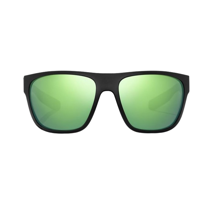 Bajã   Las Rocas Black Matte Green Mirror Pc Solbrille