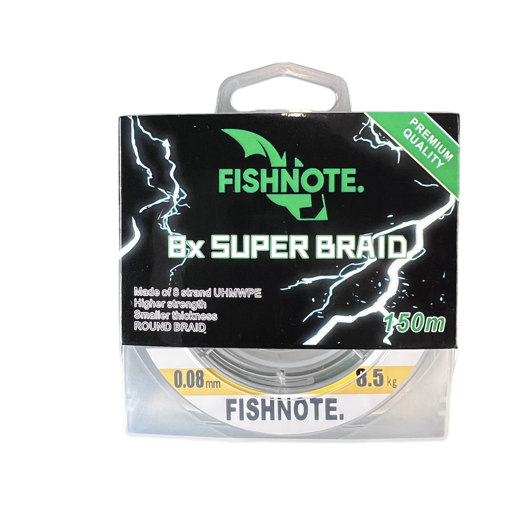 Fishnote 8x Super Braid Premium   06mm 150m   4kg
