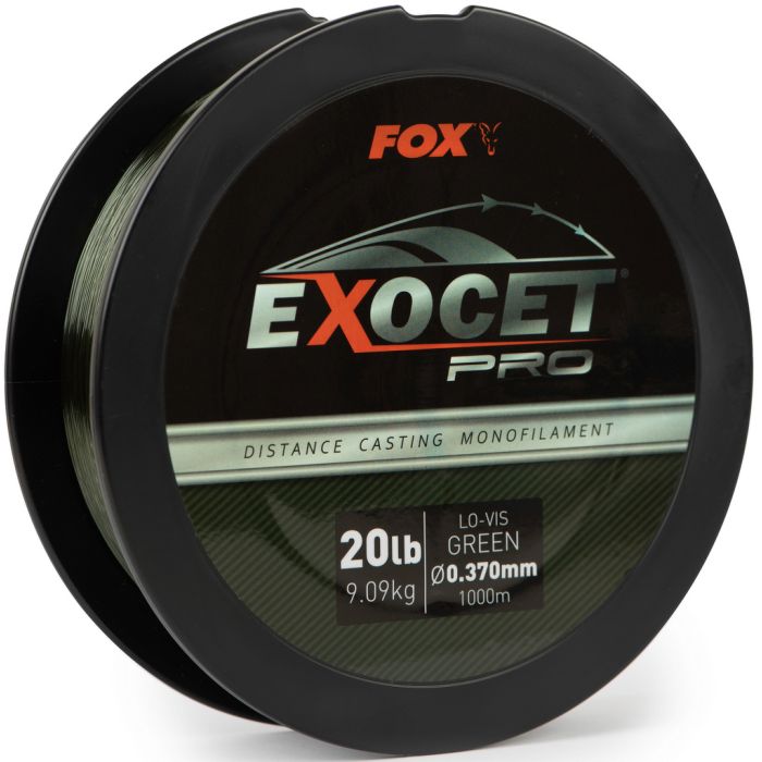 Fox Exocet Pro Mono Lo-vis Green 1000m