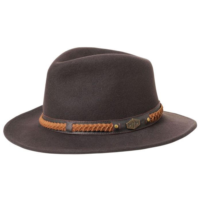 Mjm Freedom 42 Wool Felt Dark Brown