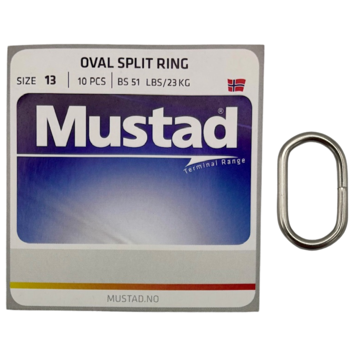 Mustad Oval Split Ring