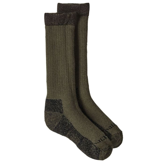 Patagonia Hw Merino Wool Blend Knee Socks Basin Green