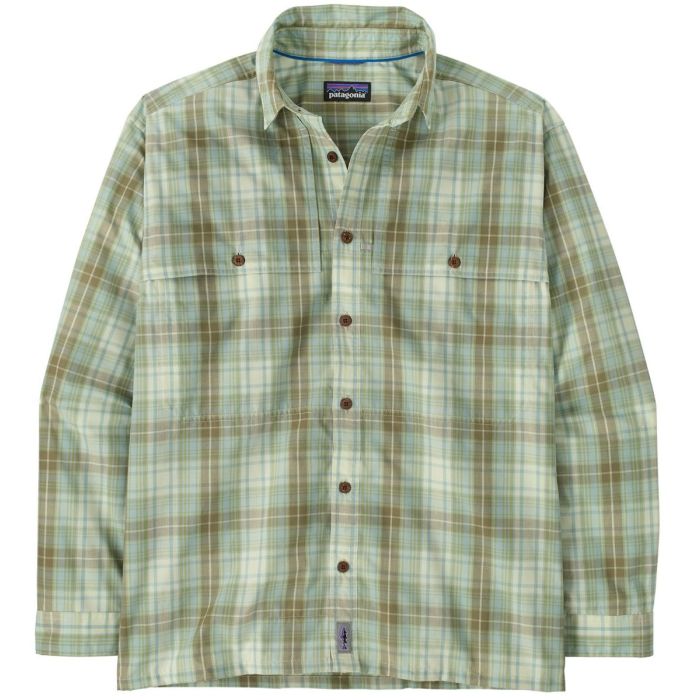 Patagonia     Island Hopper Skjorte Ls Longshore:lichen Green