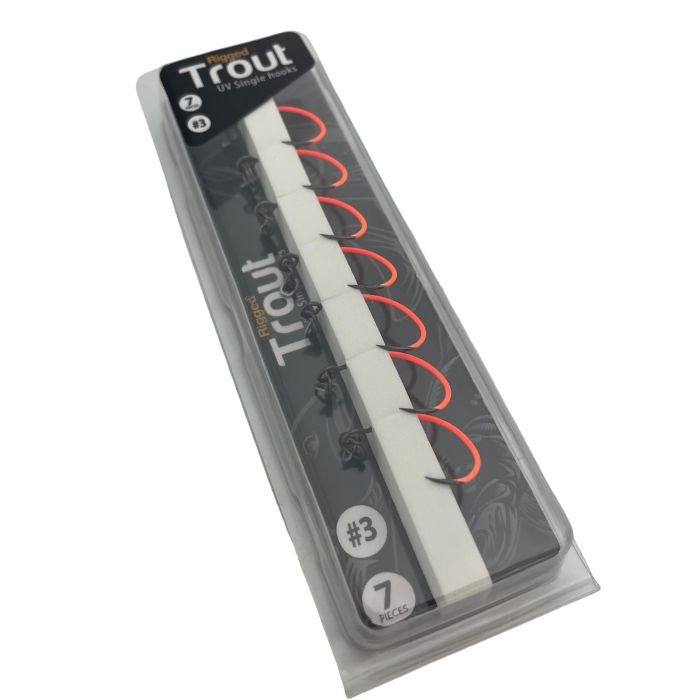 Westin Rigged Trout Single Hooks Uv Orange