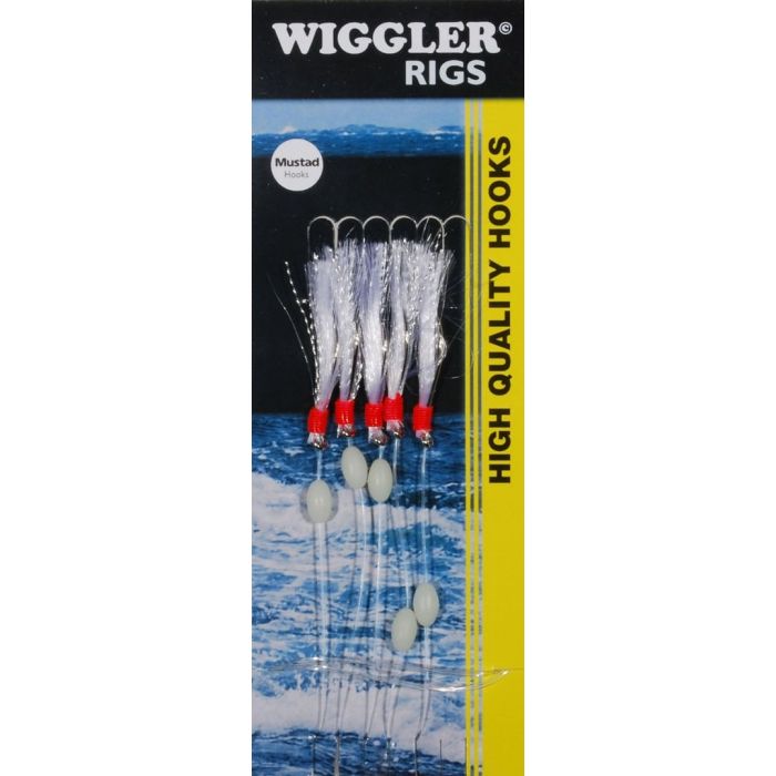 Wiggler Flasher Forfang 5kroge Sølv Hår